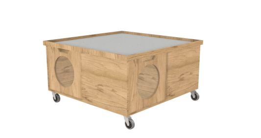 Cubo - Legebord på hjul flere størrelser