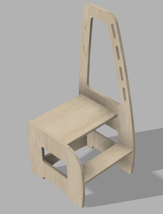 Fika - Taburet med gelænder