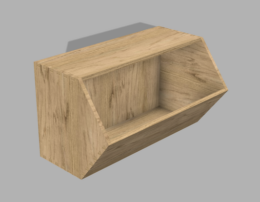 Forma - Væghængt reolkasse lakeret